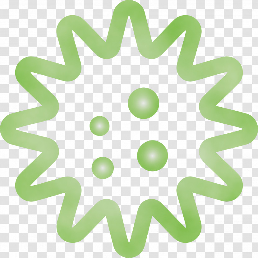 Green Pattern Font Logo Circle Transparent PNG