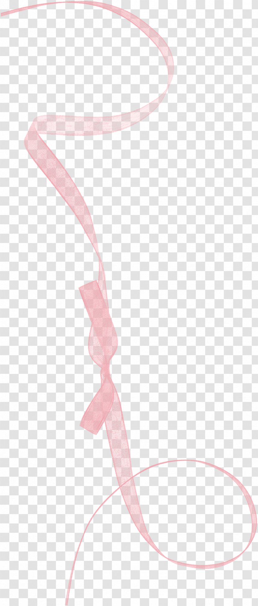 Fashion Accessory Neck Font - Pink - Ribbon Transparent PNG