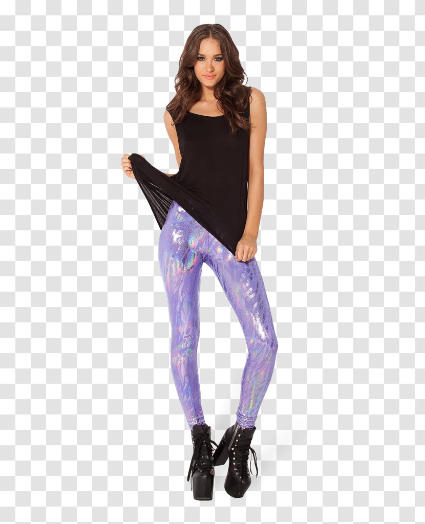 Leggings Clothing Purple Tights Pants - Cartoon - Milk Spalsh Transparent PNG
