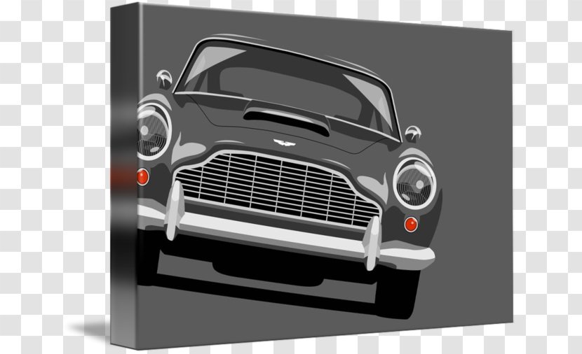 Aston Martin DB5 Car Canvas Print Printing - Grille Transparent PNG
