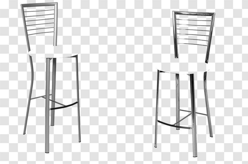 Bar Stool Table Chair Aluminium Transparent PNG