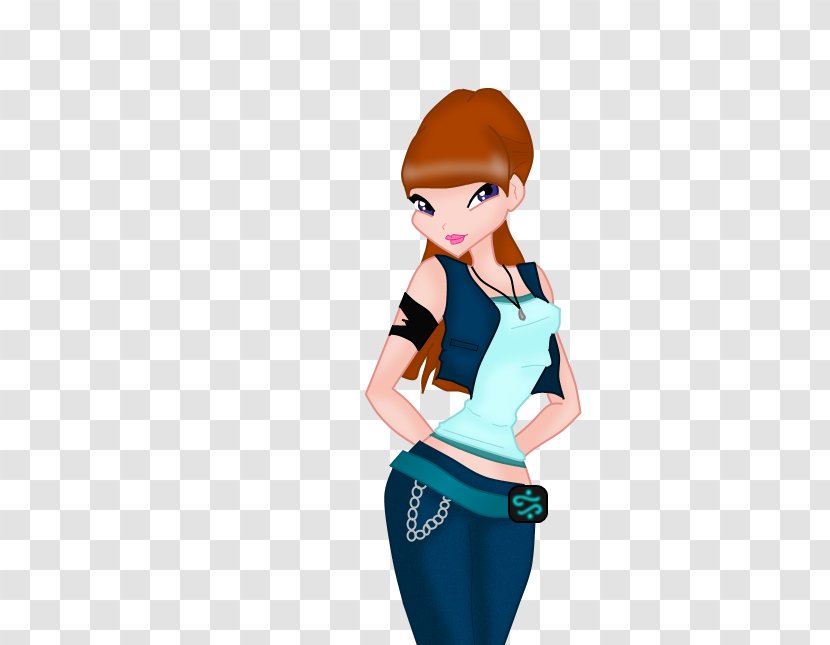 Figurine Turquoise Animated Cartoon - Girlz Transparent PNG