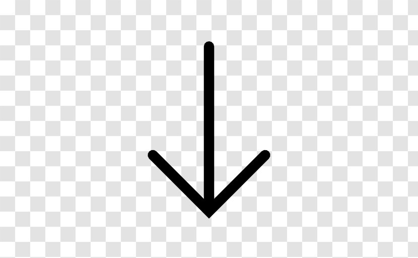 Arrow Download - Cursor - Minimal Transparent PNG