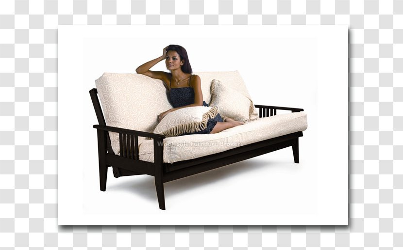 Futon Sofa Bed Frame Mattress - Studio Couch Transparent PNG