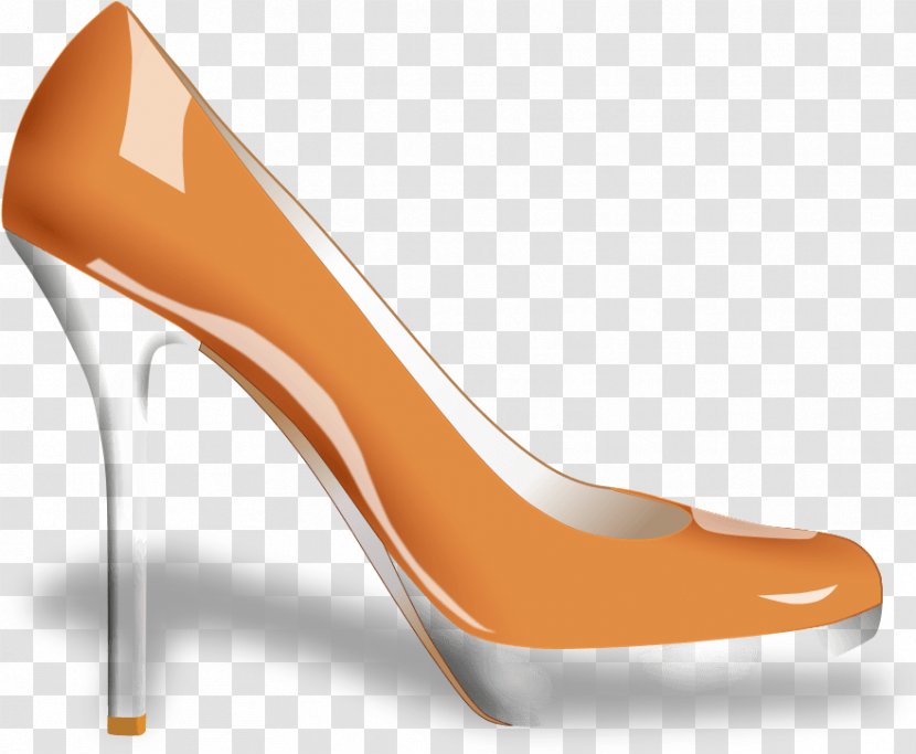 Shoes Cartoon - Stiletto Heel - Court Shoe Basic Pump Transparent PNG