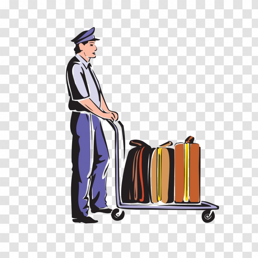 Waiter Hotel - Human Behavior - Aircraft Graphics Transparent PNG