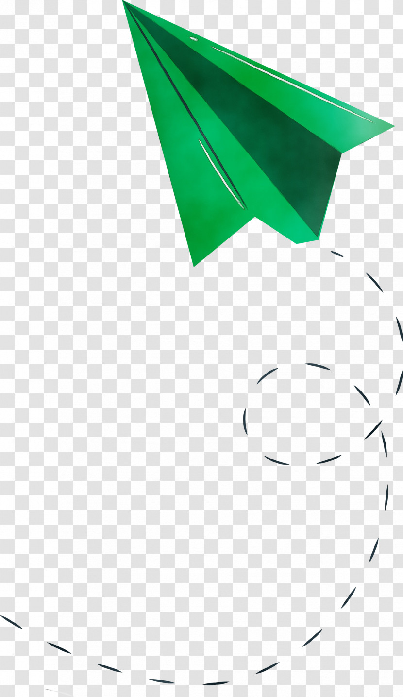 Angle Triangle Line Area Green Transparent PNG