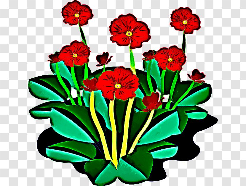 Flower Clip Art Plant Petal Flowering - Herbaceous - Primula Wildflower Transparent PNG