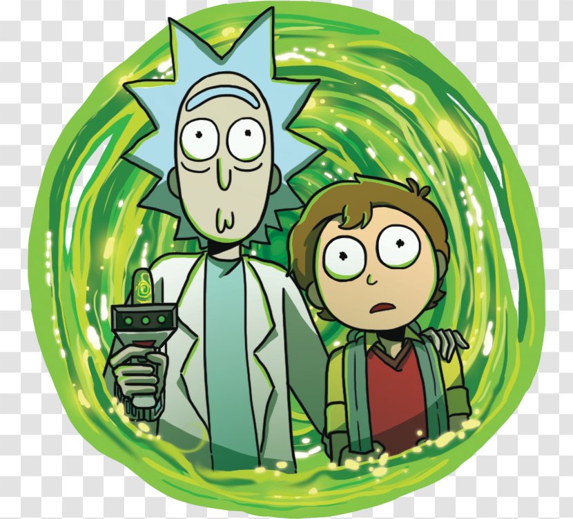 Sideblog Cartoon Illustration Human Behavior Character - Rick And Morty Portal Transparent PNG