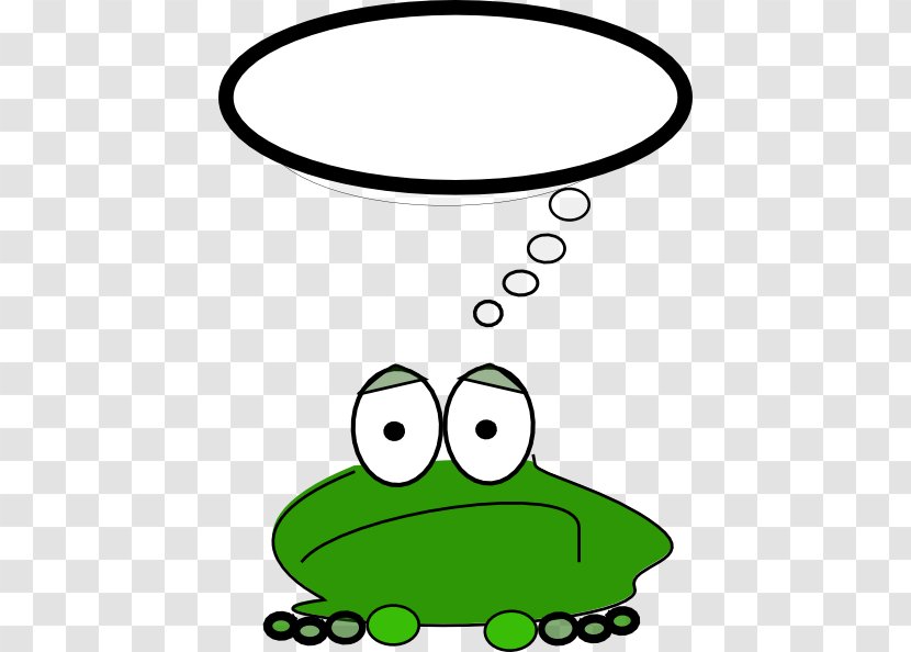 Frog Cartoon Clip Art - Online Thinking Cliparts Transparent PNG