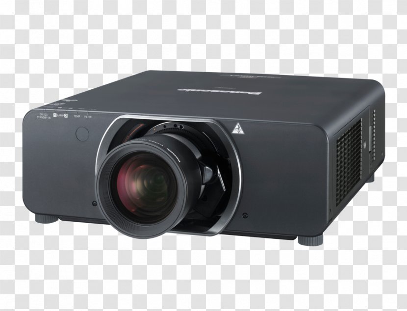 Multimedia Projectors Lumix Panasonic PT-DW11KU PT-DZ13KU Large Venue Projector Digital Light Processing Transparent PNG