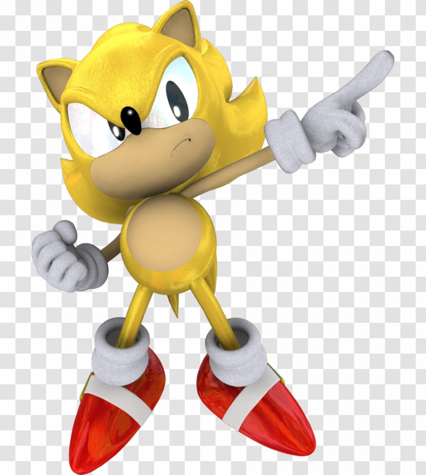 Sonic The Hedgehog 2 Generations Mania Classic Collection - Figurine - Super Shadow Transparent PNG