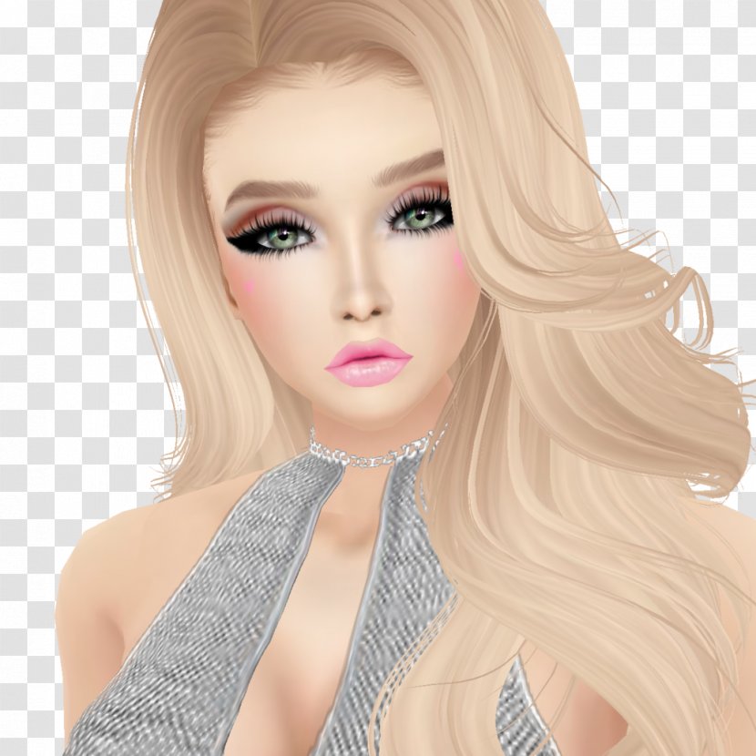 Barbie Blond Brown Hair - Silhouette - Miss Transparent PNG