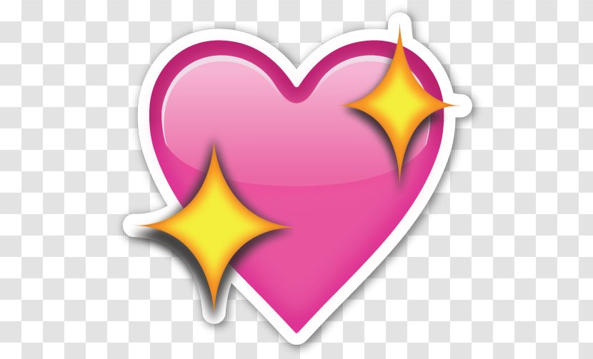 World Emoji Day Sticker Die Cutting Emoticon - Sparkly Heart Cliparts Transparent PNG