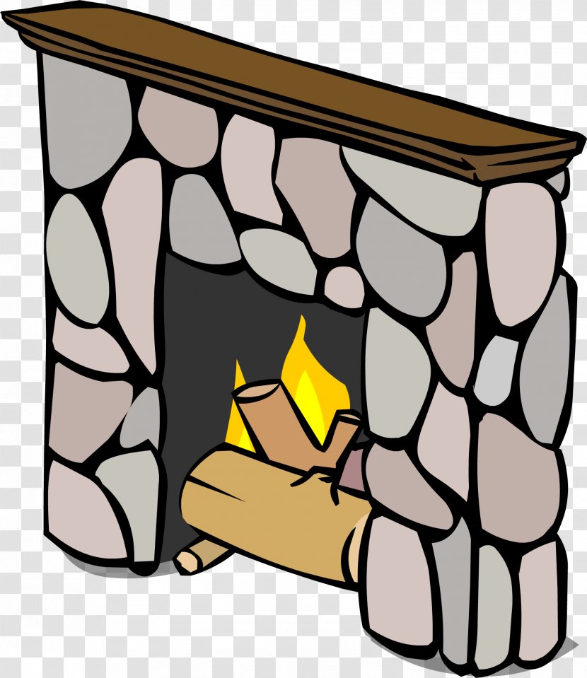 Clip Art Club Penguin Image Igloo - Royaltyfree - Cartoon Fire Contour Transparent PNG