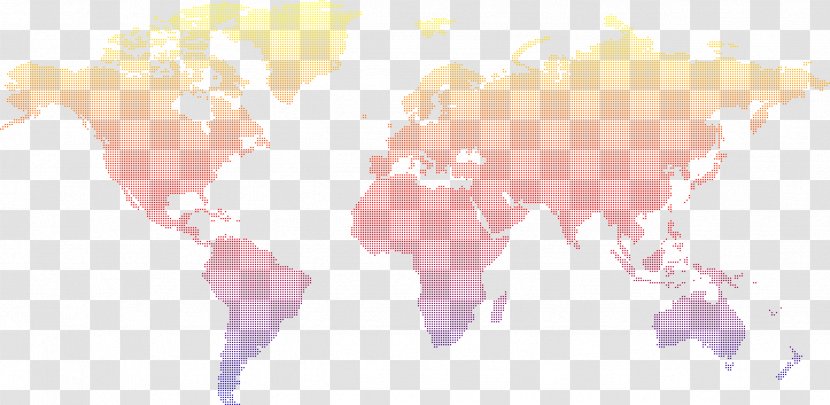 Globe World Map - Geography - Dotted Line Transparent PNG