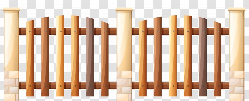 Fence Gate Clip Art - Wood - Wooden Yard Clipart Transparent PNG