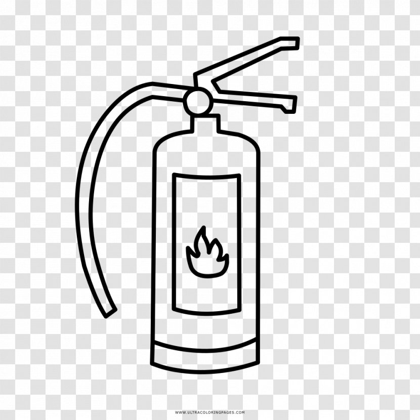 Fire Extinguishers Drawing Coloring Book - Number Transparent PNG