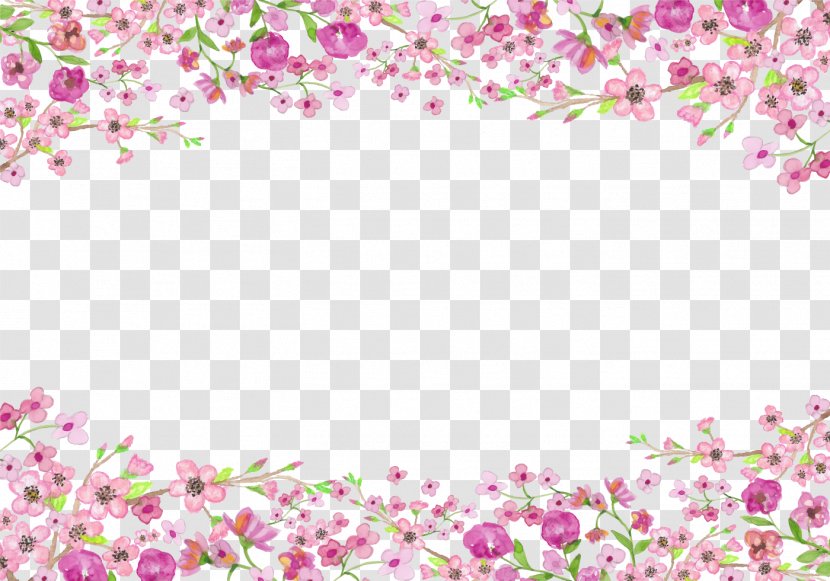 Flower Euclidean Vector - Ask People To Recover The Rose Borders Transparent PNG