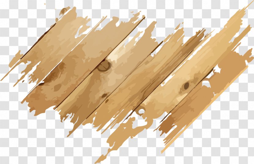 Wood Clip Art - Vector Space - Painted Transparent PNG