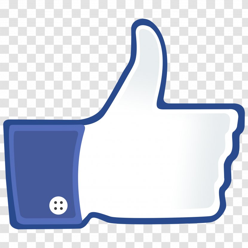 Facebook Social Media Like Button Thumb Signal Transparent PNG