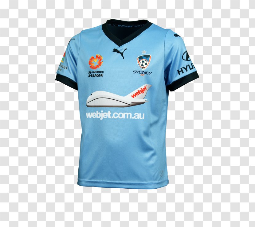 T-shirt Sydney FC New South Wales Waratahs A-League Jersey - Uniform Transparent PNG
