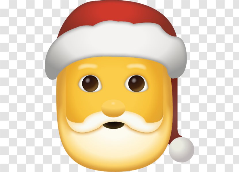 Smiley Santa Claus Mrs. Emoji Emoticon Transparent PNG