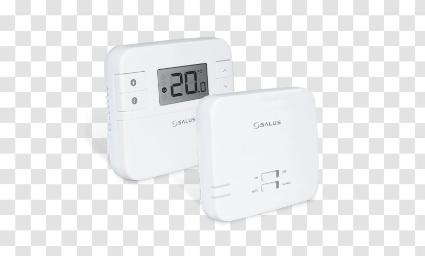 Room Thermostat Central Heating Wireless Radio Frequency - Control Transparent PNG