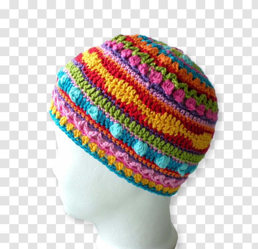 Beanie Knit Cap Hat Crochet - Cartoon Transparent PNG