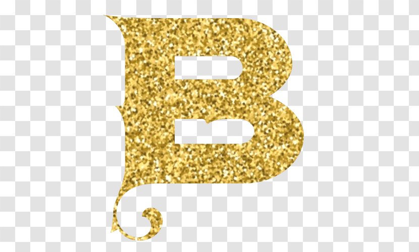 Alphabet Letter Gold Glitter Font Transparent PNG