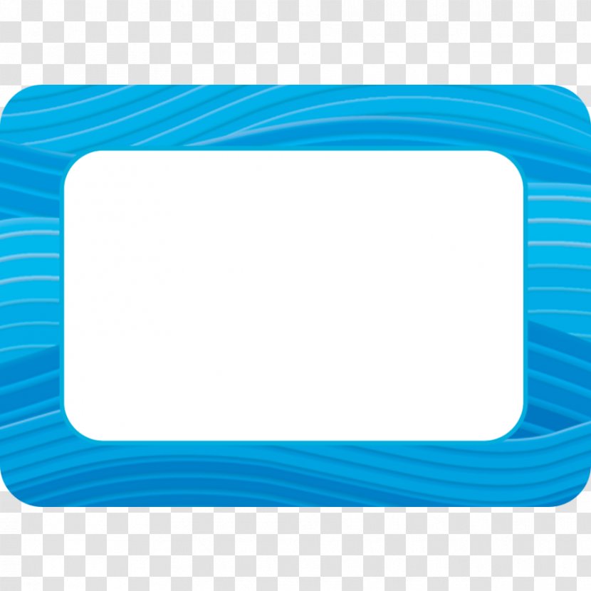 IPad Cobalt Blue Aqua Azure - Name Tag Transparent PNG