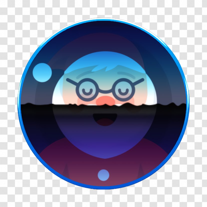 Christmas Icon Clous Santa - Eye - Electric Blue Mouth Transparent PNG
