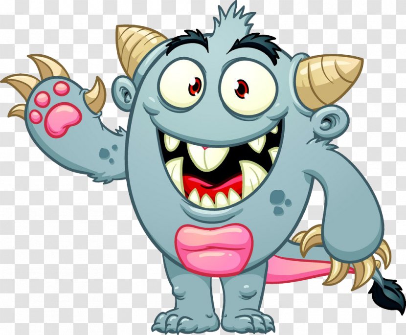 Monster Cartoon Clip Art - Watercolor - This Is Not Terrible Transparent PNG