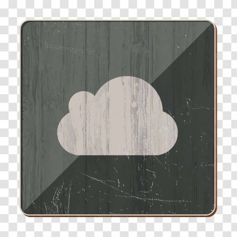 Cloud Icon Gloss Media - Wood - Rectangle Heart Transparent PNG