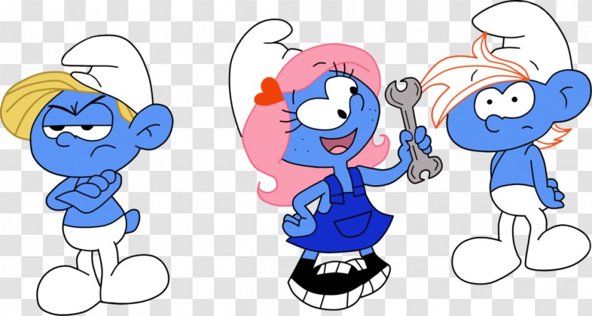 Smurfette Clumsy Smurf Vexy Gutsy Jokey - Heart - Silhouette Transparent PNG