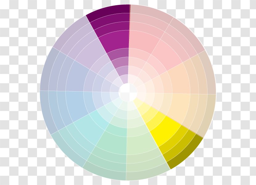 Yellow Color Blindness Wheel Shades Of Blue - Sphere - Analogous Colors Transparent PNG