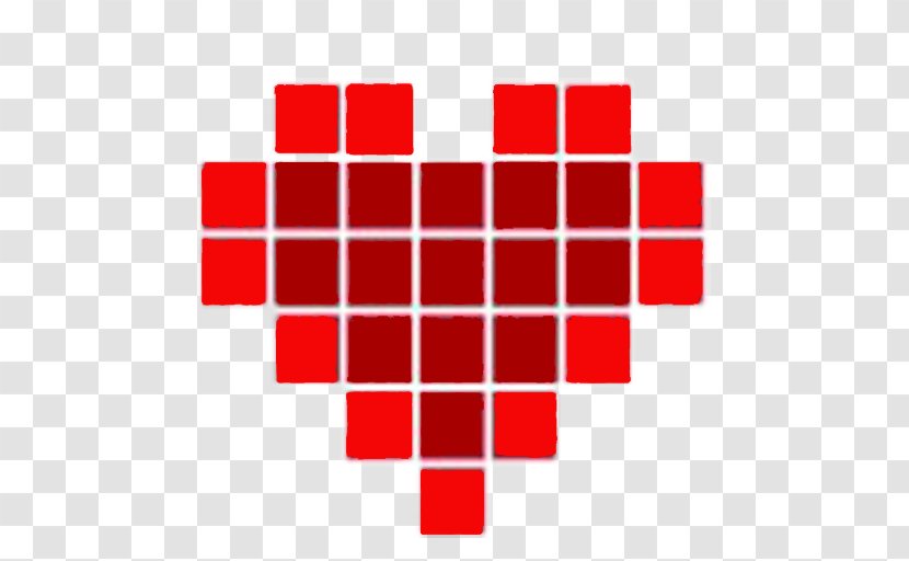 Heart Collage - Pixel Art Transparent PNG