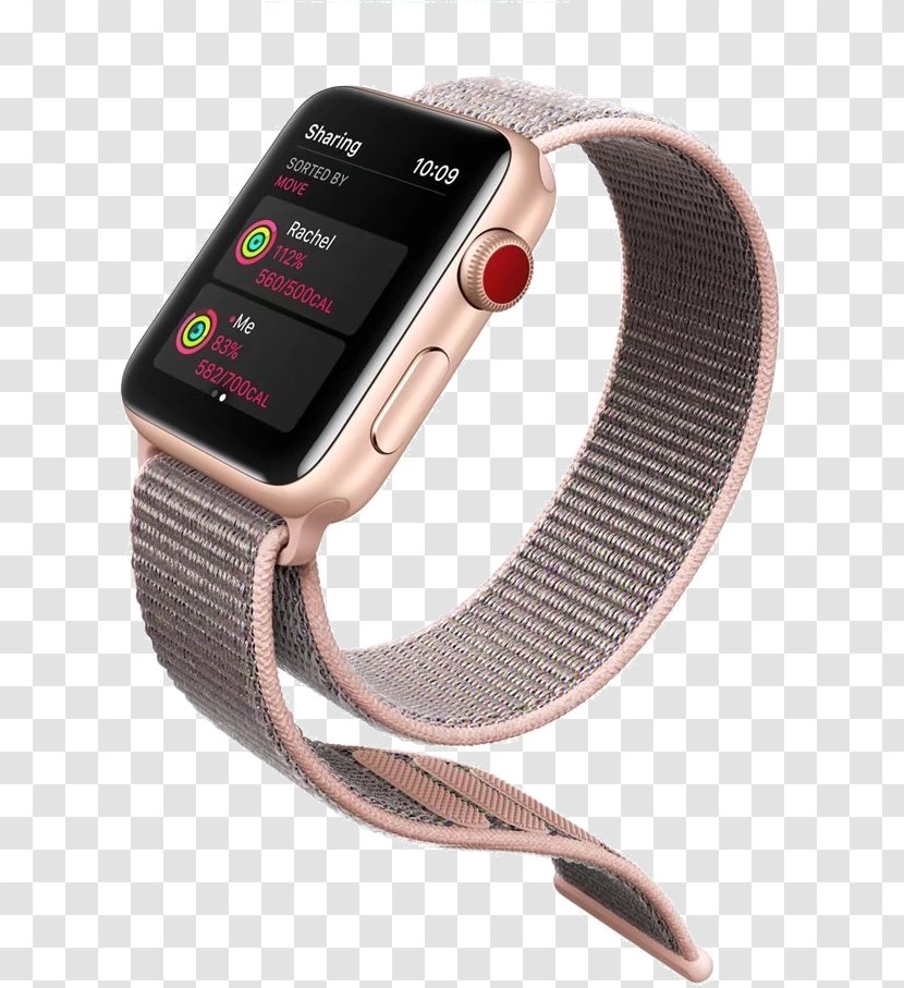 Apple Watch Series 3 1 2 IPhone - USB Headset Pink Transparent PNG