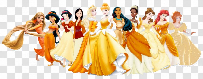 Princess Aurora Disney Tiana The Walt Company - Yellow Transparent PNG