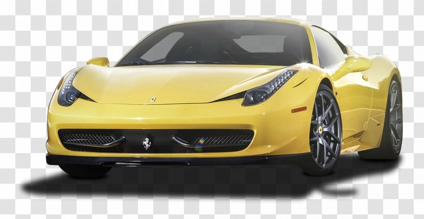 2014 Ferrari 458 Spider 2013 Italia Speciale - Luxury Vehicle - Yellow Car Transparent PNG