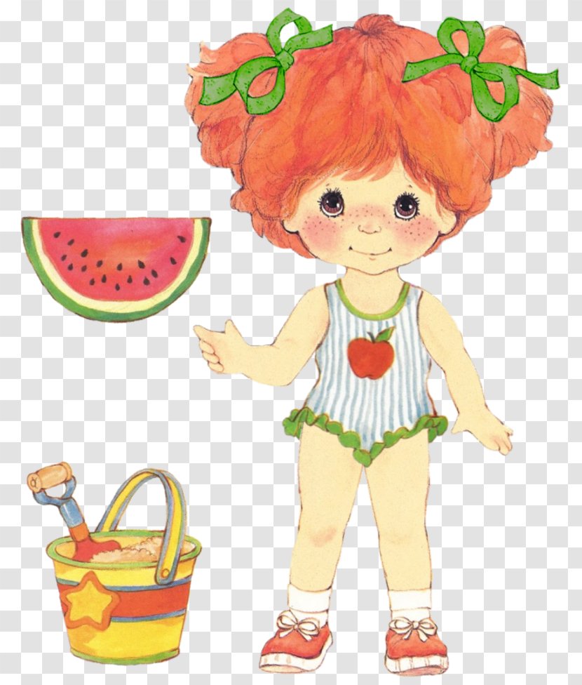 Doll Toddler Character Clip Art - Orange Transparent PNG