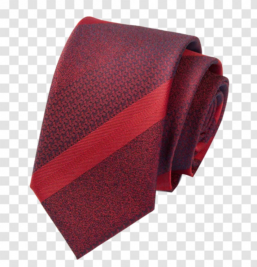 Necktie Designer Red - Magenta - Men's Silk Tie Transparent PNG