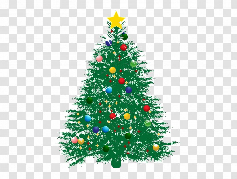 Christmas Tree Ornament Fir Pine Transparent PNG