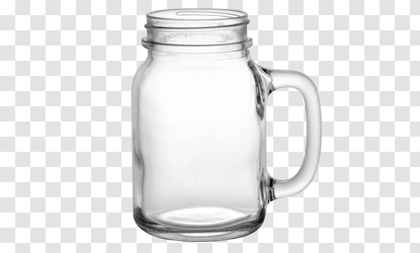 Mason Jar Mug Handle Glass - Ball Corporation Transparent PNG