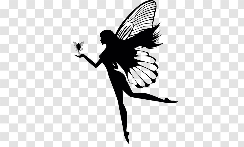 Silhouette Fairy Clip Art - Frame - Butterfly Transparent PNG