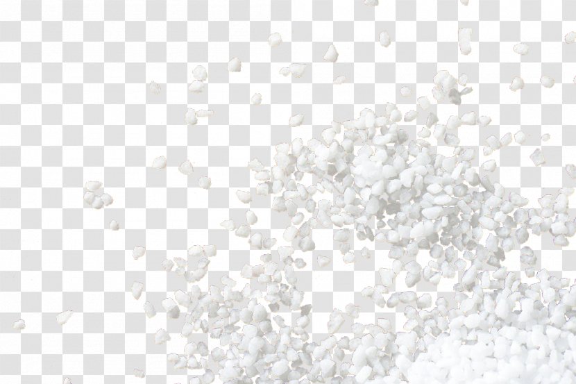 Kosher Salt Icon - Monochrome - White Coarse Transparent PNG