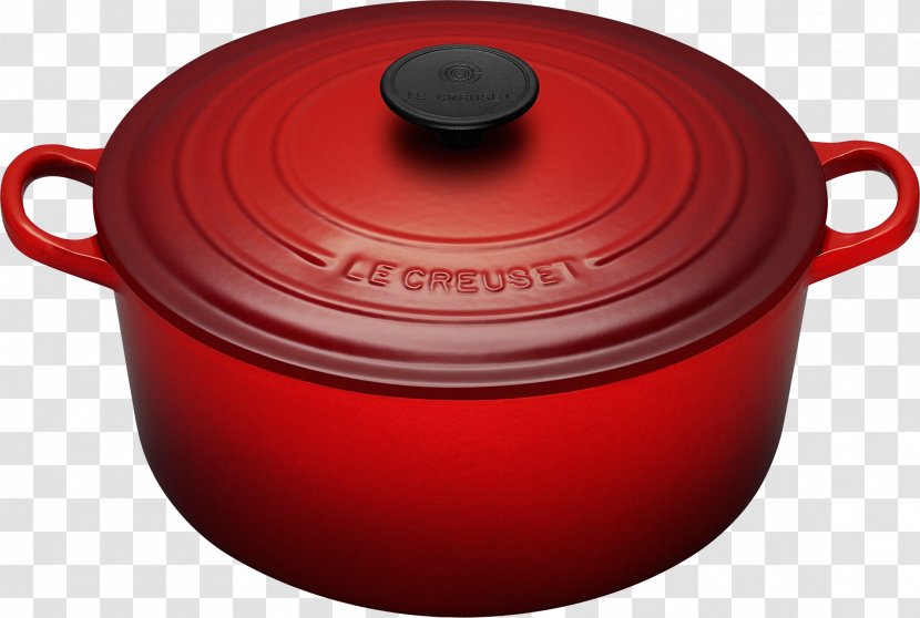 Le Creuset Cast Iron Cast-iron Cookware Vitreous Enamel And Bakeware - Kitchen - Cooking Pot Transparent PNG