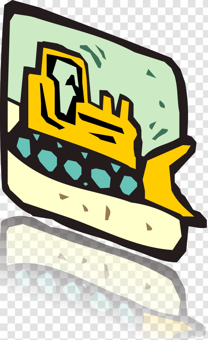 Clip Art - Royaltyfree - Bulldozer Transparent PNG