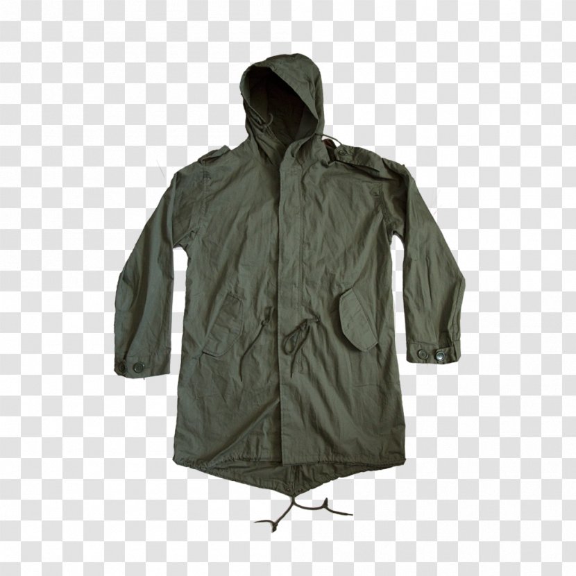 Hoodie Jacket Raincoat Parka M51 - Outerwear Transparent PNG
