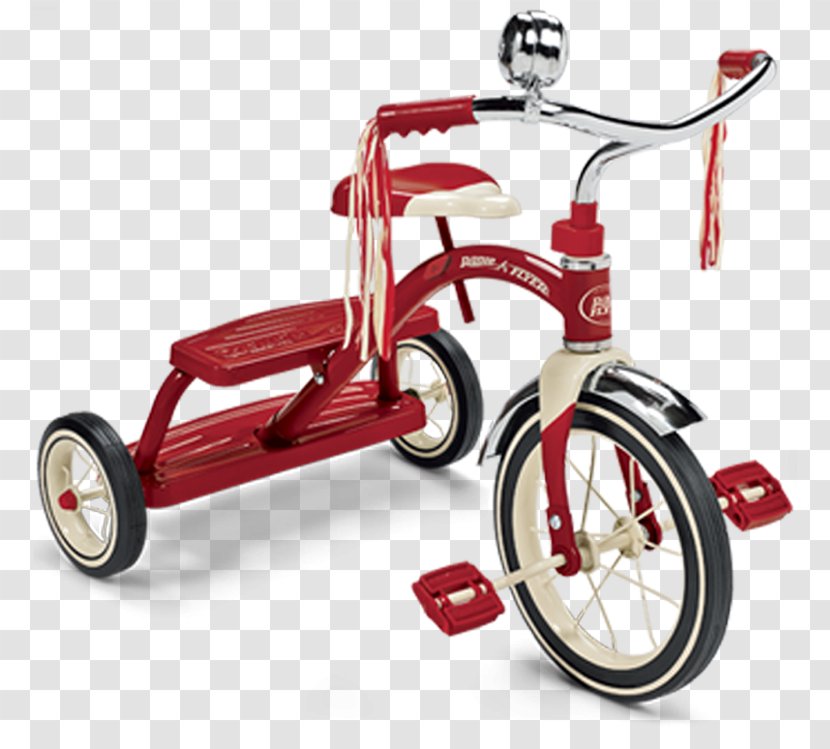 Radio Flyer Classic Dual Deck Tricycle Bicycle Toy - Drivetrain Part Transparent PNG
